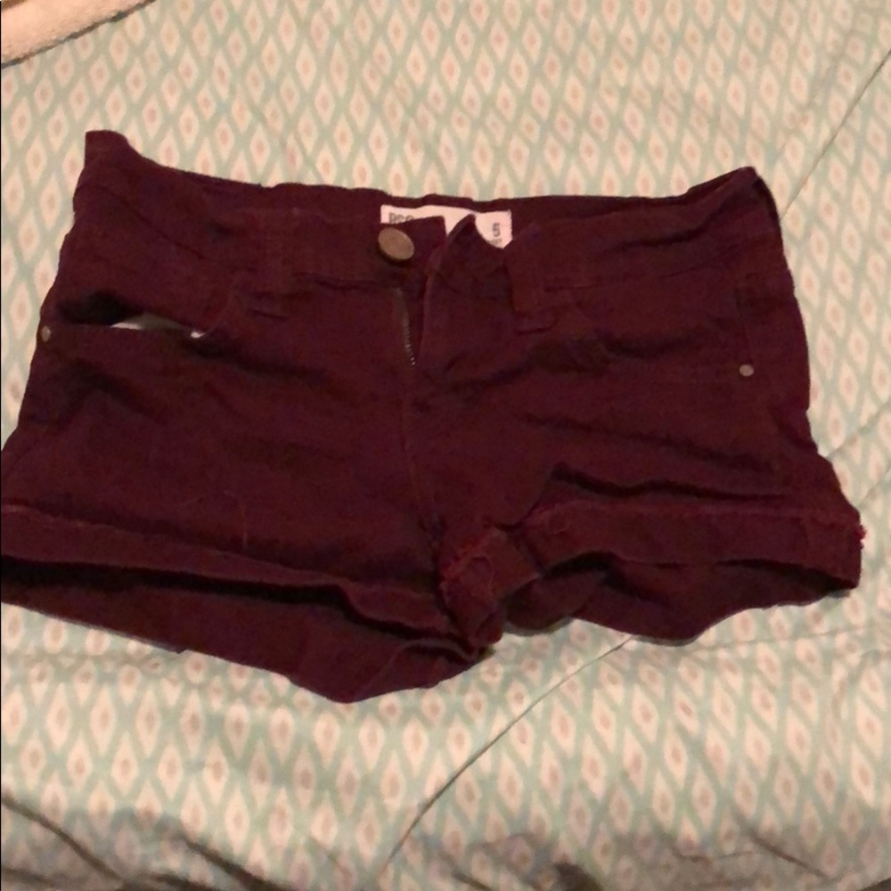 Burgundy RSQ shorts